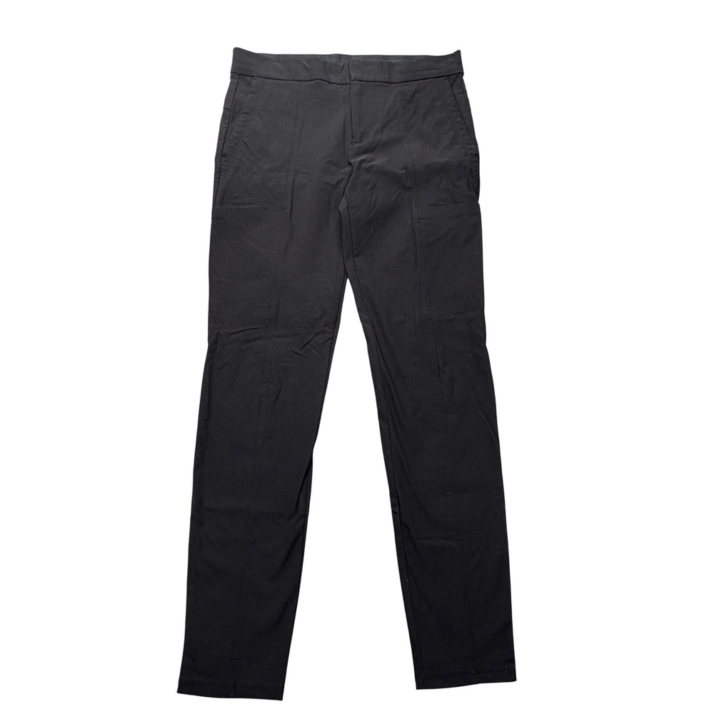 Athleta Wander Stash Skinny Pant Womens 6 Black Ankle Pull On Stretch Travel